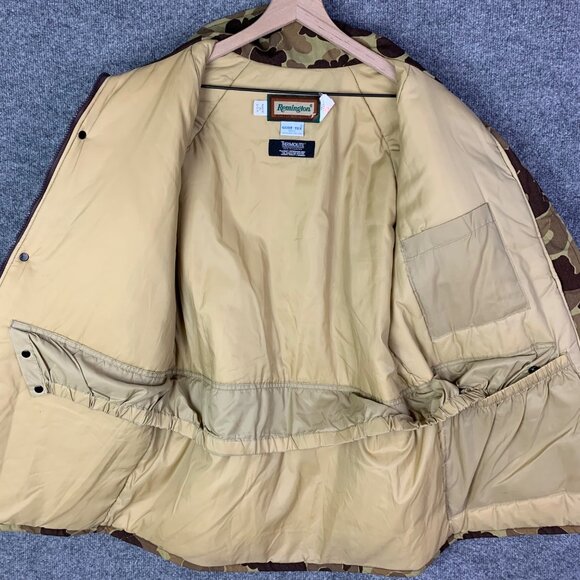 VTG Remington Gore-Tex Camo Hunting Jacket Thermolite Size M USA Made - Picture 6 of 13
